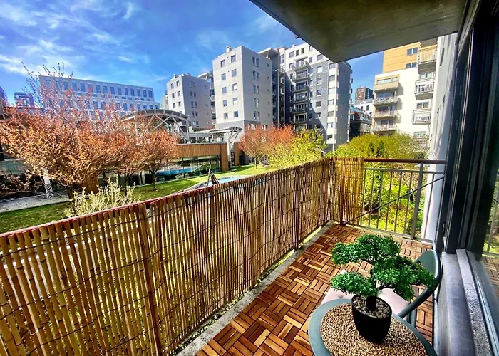 Center Flat With Balcony & Free Parking